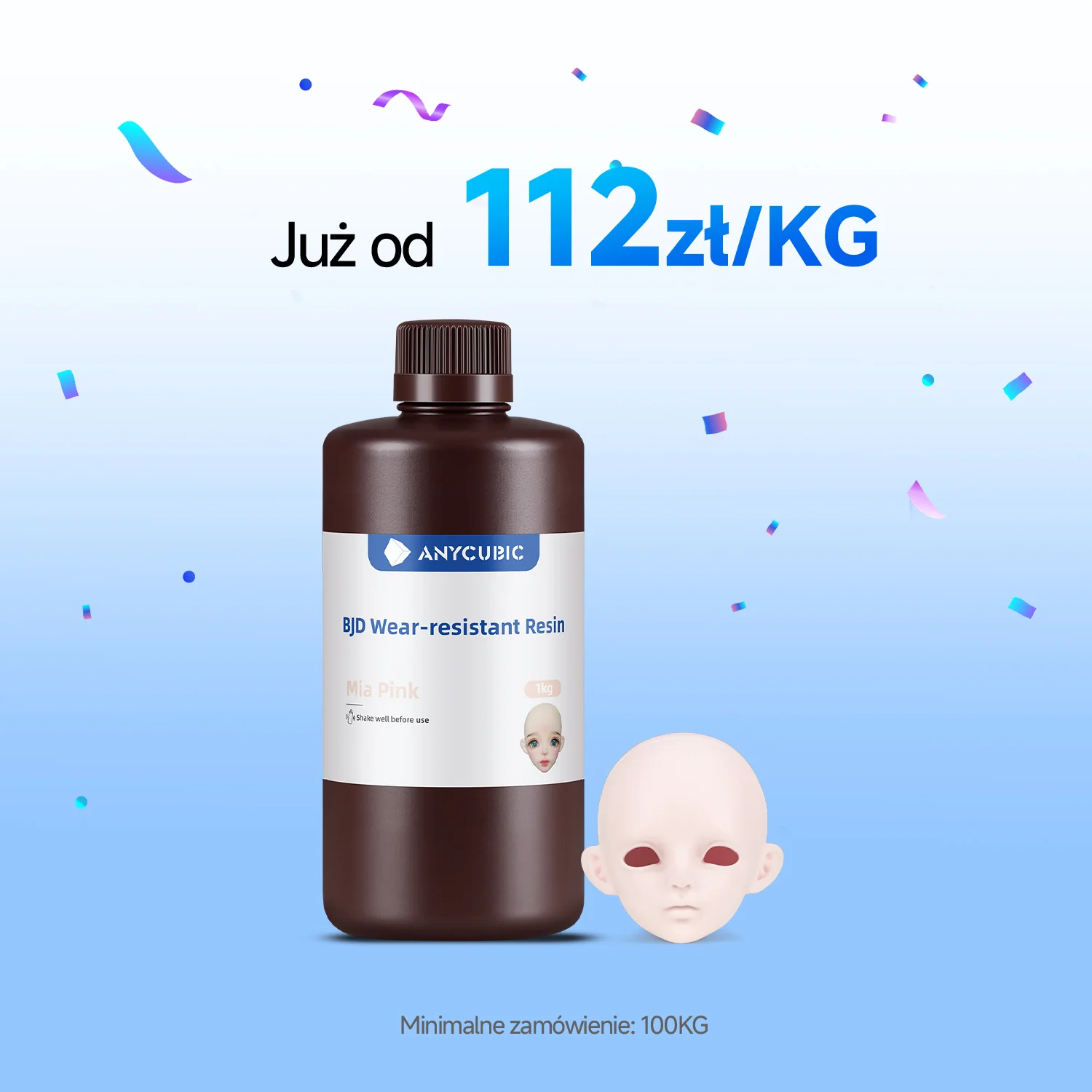 Oferty na żywicę odporną na zużycie BJD 10–100 kg