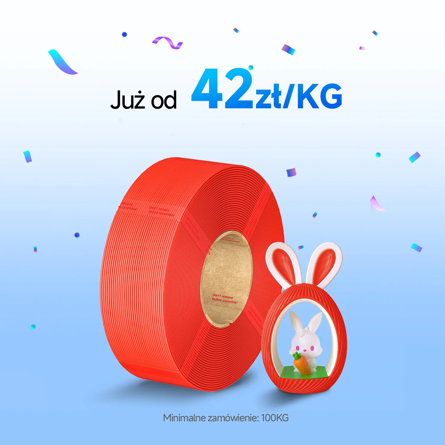 PLA+ Refill 10-100KG